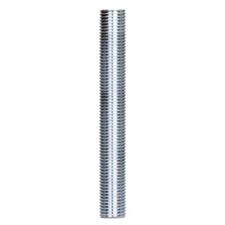 1/4 IP Steel Nipple - Zinc Plated - 3-3/4" Length - 1/2" Wide