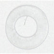 Felt Washer - 1/8 IP Slip - White Finish - 2" Diameter