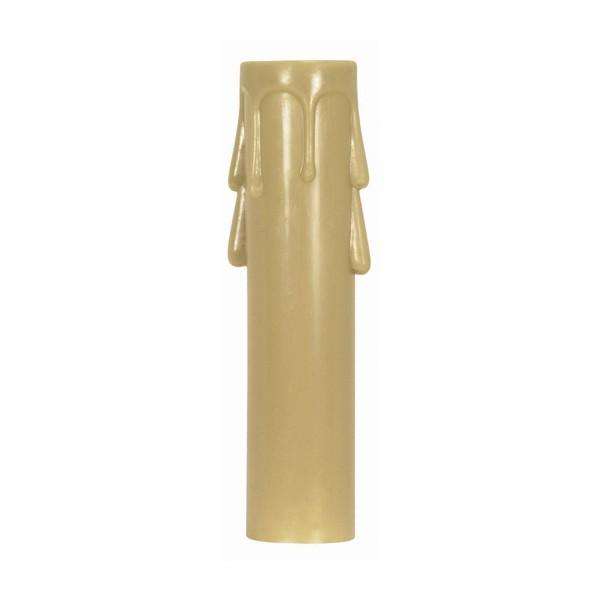 Plastic Drip Candle Cover - Antique Plastic Drip - 13/16" Inside Diameter - 7/8" Outside Diameter - 3-1/2" Height