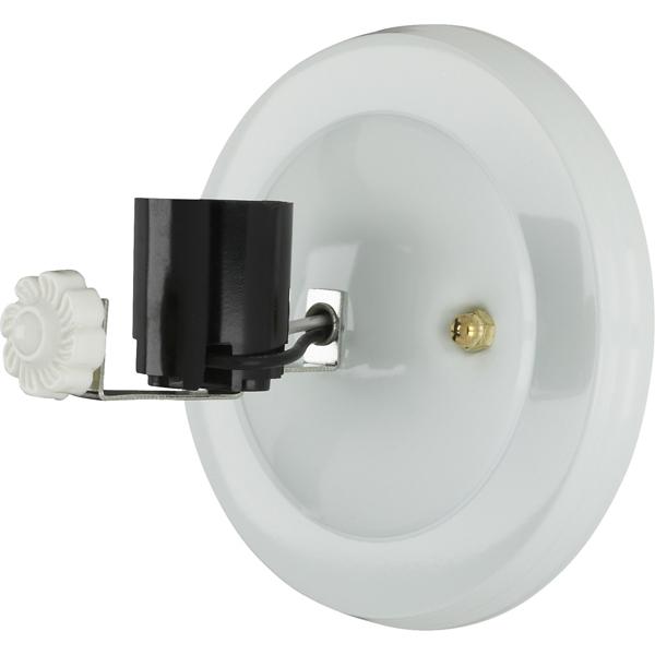 1-Light U-Channel Glass Holder - 1 Light For Use With 7" U-Bend Glass - Includes Hardware