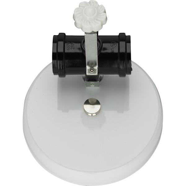 2-Light U-Channel Glass Holder - 2 Light For Use With 14" U-Bend Glass - Includes Hardware