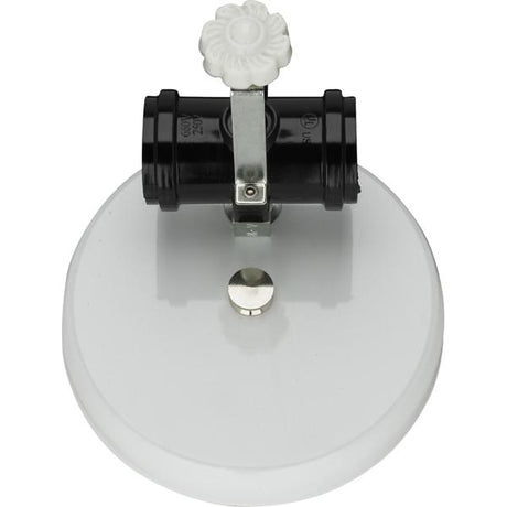 2-Light U-Channel Glass Holder - 2 Light For Use With 14" U-Bend Glass - Includes Hardware