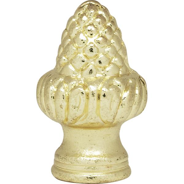 Acorn Finial - 1-1/2" Height - 1/8 IP - Polished Brass Finish