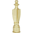 Spindle Finial - 2-1/4" Height - 1/8 IP - Polished Brass Finish