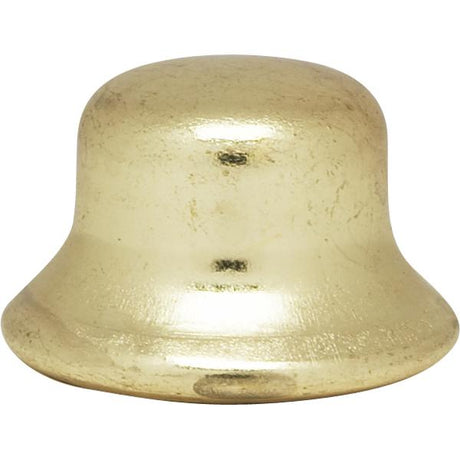 Steel Finial - 1/4-27 - 1/2" - Brass Plated