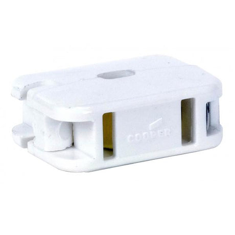 Add-On Outlet - White Finish - Non Polarized - 18/2 SPT-1 - 10A - 125V