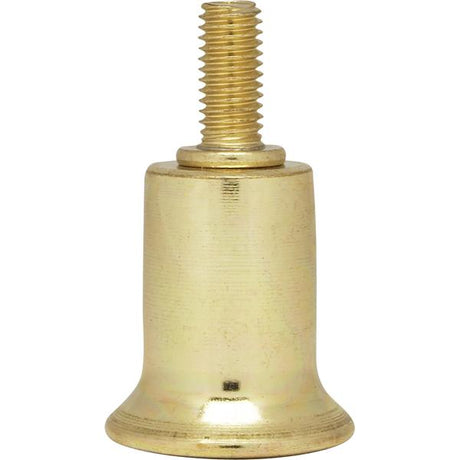 Steel Riser - 1/4-27 - Brass Plated - 1" Height