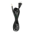 8 Ft. Cord Sets with Line Switches All Cord Sets - Molded Plug Tinned tips 3/4" Strip with 2" Slit Switch 24" From Free End 36" Hank - 200 Ctn