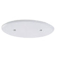 Blank Up Kit For 3" Box - White Finish - 5" Diameter - 2-8/32 Bar Holes - 3" Center to Center - Includes Hardware