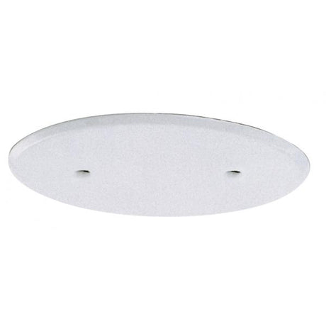 Blank Up Kit For 3" Box - White Finish - 5" Diameter - 2-8/32 Bar Holes - 3" Center to Center - Includes Hardware