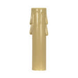 Plastic Drip Candle Cover - Antique Plastic Drip - 13/16" Inside Diameter - 7/8" Outside Diameter - 2" Height