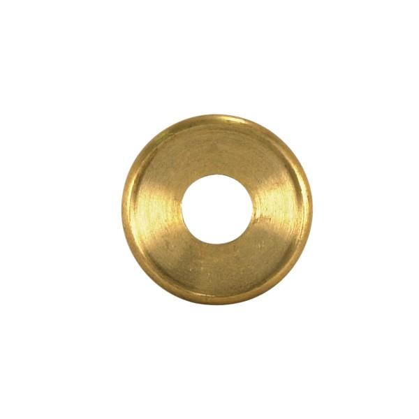 Turned Brass Check Ring - 1/8 IP Slip - Unfinished - 5/8" Diameter