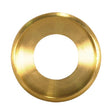 Turned Brass Check Ring - 1/4 IP Slip - Unfinished - 1" Diameter