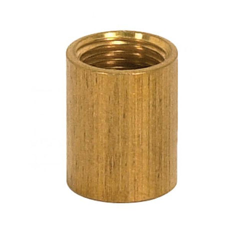 Brass Coupling - 5/8" Long - 1/8 IP - Unfinished