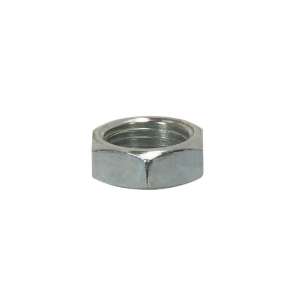 Steel Locknut - 1/8 IP - 1/2" Hexagon - 3/16" Thick - Unfinished