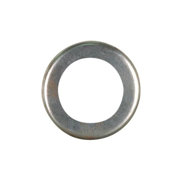 Steel Check Ring - Curled Edge - 1/4 IP Slip - Unfinished - 1-1/8" Diameter