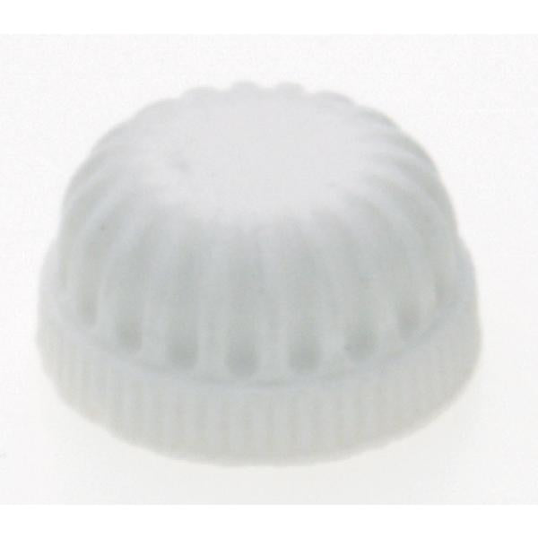 Plastic Lock-Up Caps - 1/8 IP - 3/4" Diameter - White Finish