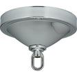 Deep Canopy Kit - Chrome Finish - 5" Diameter - 1-1/16" Center Hole - 1-3/4" Depth - Includes Hardware - 25lbs Max
