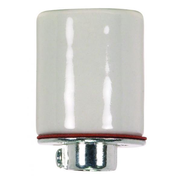 Keyless Porcelain Socket With Metal 1/4 IPS Cap - CSSNP Screw Shell - Glazed - 660W - 250V - 200/10 Master
