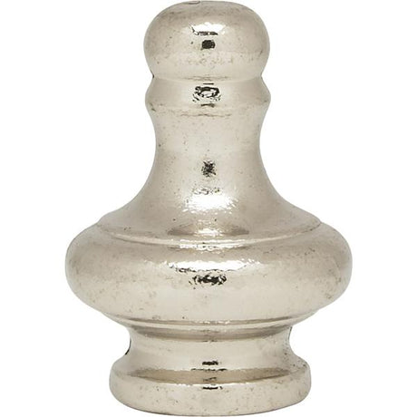 Large Pyramid Knob - 1-1/4" Height - 1/8 IP - Polished Chrome Finish