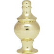Modern Finial - 1-1/2" Height - 1/4-27 - Polished Brass Finish