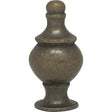 Modern Finial - 1-1/2" Height - 1/4-27 - Antique Brass Finish