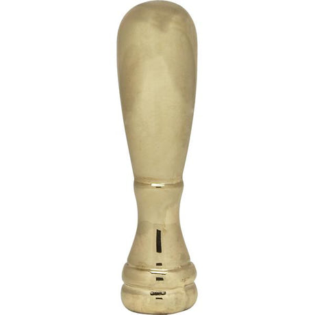 Bullet Finial - 2" Height - 1/4-27 - Polished Brass Finish