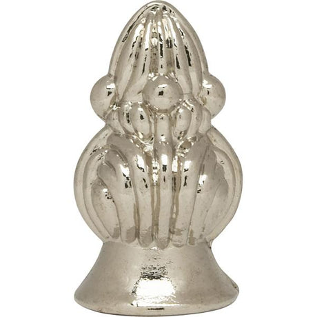 Bud Finial - 1-3/8" Height - 1/8 IP - Polished Chrome Finish