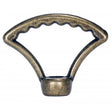 2" Die Cast Fixture Loops - 1/8 IP With Wireway - Hang Straight Loop - 20lbs Max - Antique Brass Finish