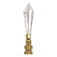 U-Drop Cut Crystal Finial - 3-1/4" Height - 1/4-27