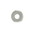 Steel Check Ring - Curled Edge - 1/8 IP Slip - Nickel Plated Finish - 2" Diameter