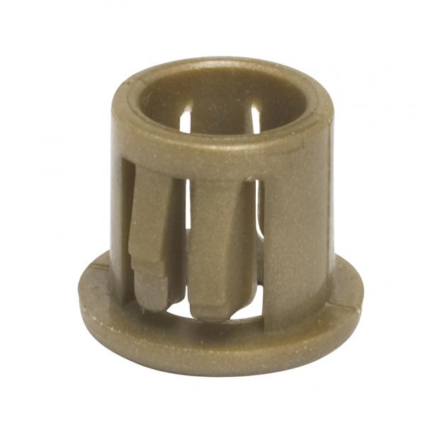 Nylon Snap-In Bushing - For 3/8" Hole - Gold Finish