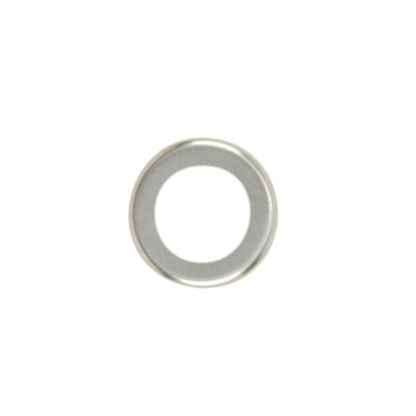 Steel Check Ring - Curled Edge - 1/4 IP Slip - Unfinished - 1-1/2" Diameter