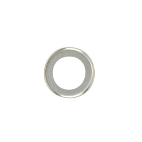 Steel Check Ring - Curled Edge - 1/4 IP Slip - Unfinished - 1-1/2" Diameter