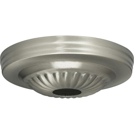 Ribbed Canopy - Canopy Only - Brushed Nickel Finish - 5" Diameter - 1-1/16" Center Hole
