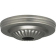 Ribbed Canopy - Canopy Only - Brushed Pewter Finish - 5" Diameter - 1-1/16" Center Hole
