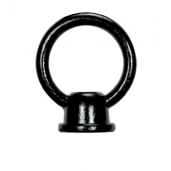 1-1/2" Female Loop - 1/8 IP With Wireway - 10lbs Max - Glossy Black Finish