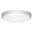 Contemporary Canopy - Canopy Only - White Finish - 5-1/4" Diameter - 7/16" Center Hole - 2 -8/32 Bar Holes