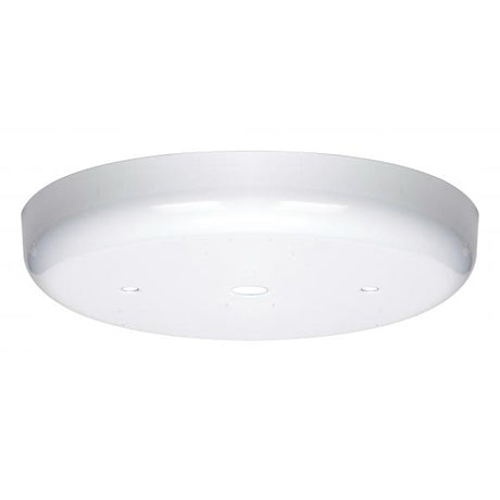 Contemporary Canopy - Canopy Only - White Finish - 5-1/4" Diameter - 7/16" Center Hole - 2 -8/32 Bar Holes