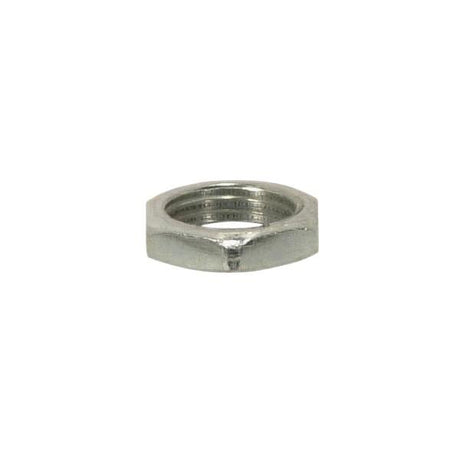 Steel Locknut - 1/8 IP - 1/2" Hexagon - 1/8" Thick - Unfinished