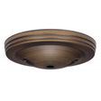 Smooth Canopy Kit And Matching Hardware - Dark Antique Brass Finish - 5" Diameter - 7/16" Center Hole - 2-8/32 Bar Holes