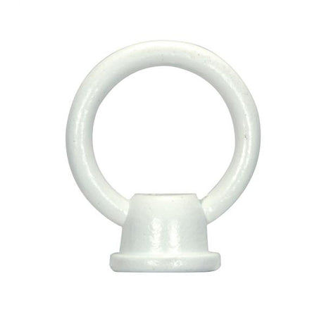 1-1/2" Female Loop - 1/8 IP With Wireway - 10lbs Max - White Finish