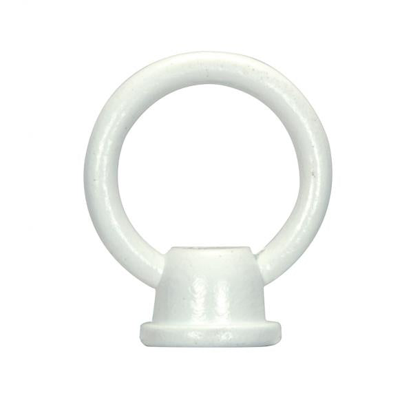 1-1/2" Female Loop - 1/8 IP With Wireway - 10lbs Max - White Finish