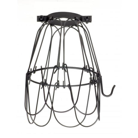 Light Bulb Cage - Black Finish - 5-3/4" Height