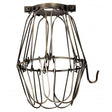 Light Bulb Cage - Dark Antique Brass Finish - 5-3/4" Height