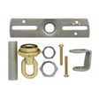 Ribbed Canopy Kit - Brass Finish - 5" Diameter - 1-1/16" Center Hole - Includes Hardware - 25lbs Max