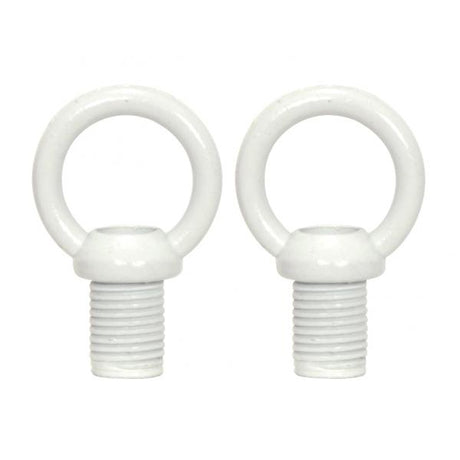 Bath Swag Canopy Kit - White Finish - 5" Diameter - 3- 7/16" Holes - Includes Hardware - 10lbs Max