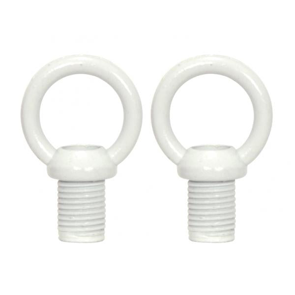 Bath Swag Canopy Kit - White Finish - 5" Diameter - 3- 7/16" Holes - Includes Hardware - 10lbs Max