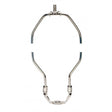 Heavy Duty Harp - Polished Nickel Finish - 8-1/2" Height - 1/8 IP Saddle - 1/4-27 Thread - 125 Carton