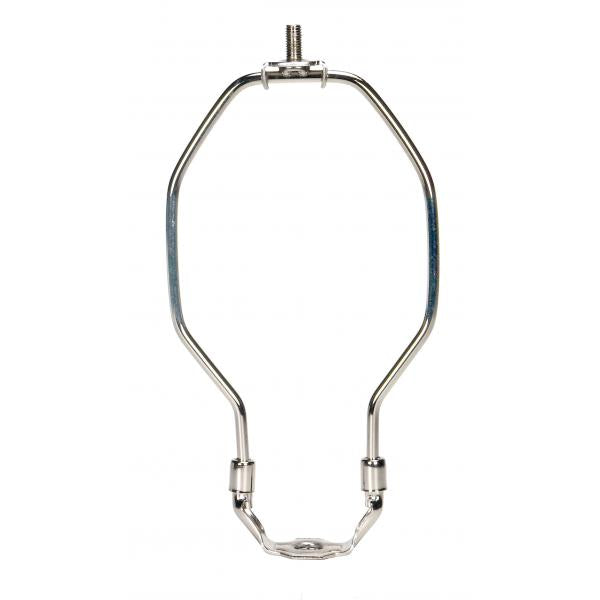 Light Duty Harp - Polished Nickel Finish - 6-1/2" Height - 1/8 IP Saddle - 1/4-27 Thread - 125 Carton